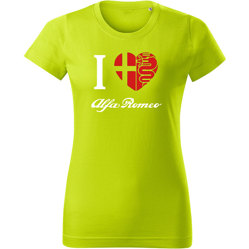 T-ričko I Love Alfa Romeo dámske tričko 19511338