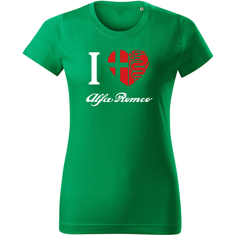 T-ričko I Love Alfa Romeo dámske tričko 19511337
