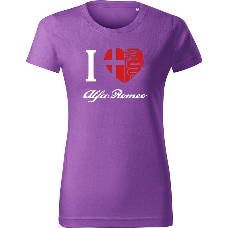 T-ričko I Love Alfa Romeo dámske tričko 19511341
