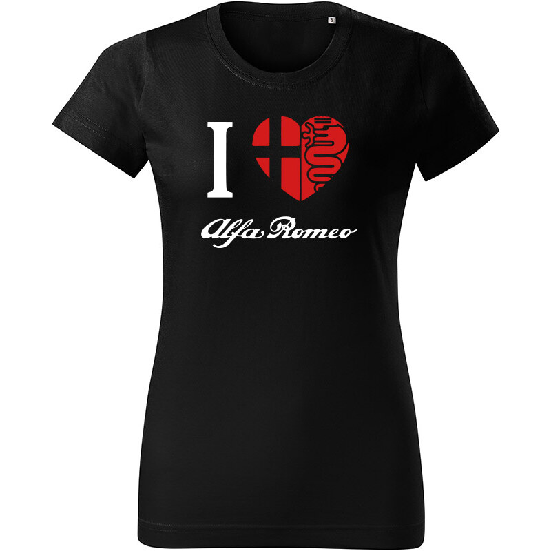 T-ričko I Love Alfa Romeo dámske tričko 19511334