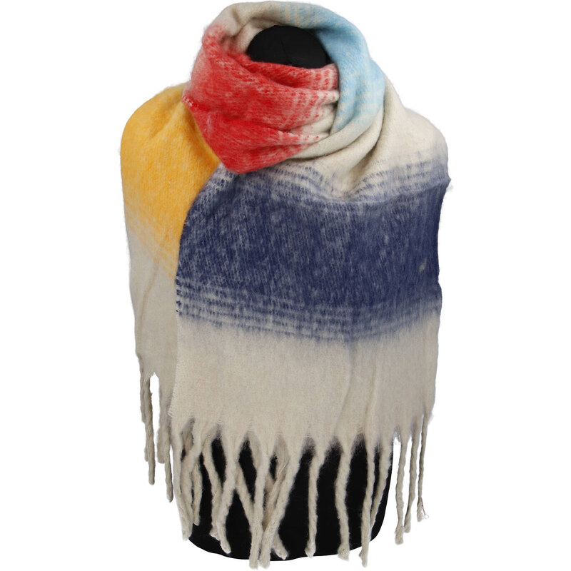 Delami Farebný dámsky šál, oranžový 66650032