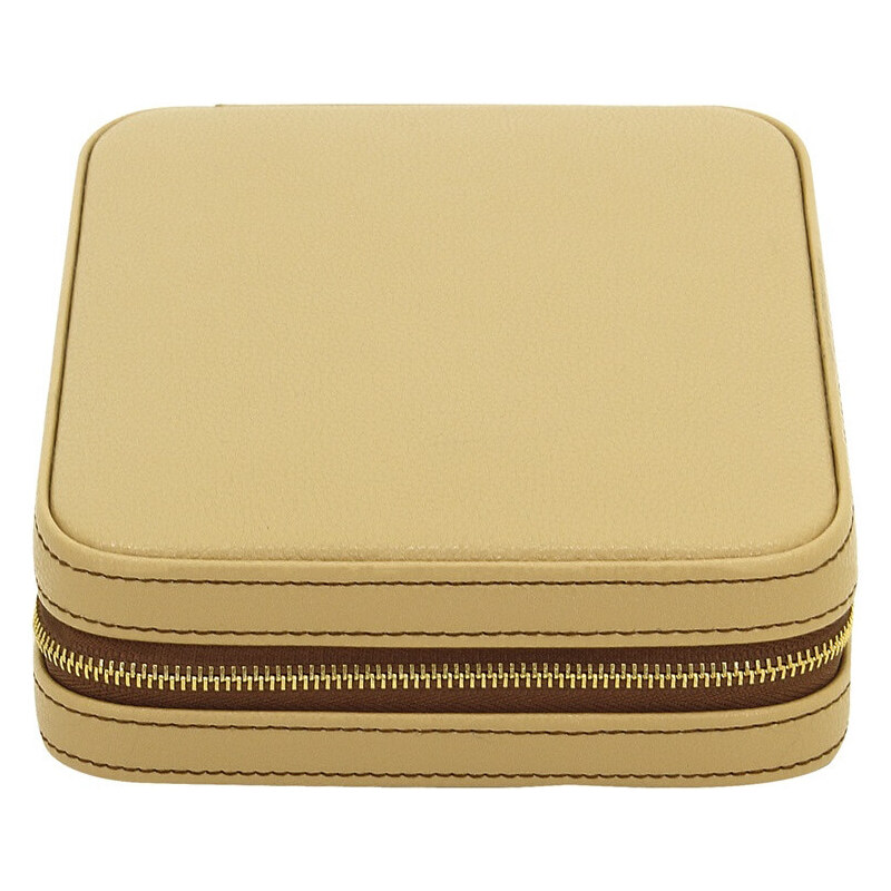 Friedrich Lederwaren Cestovné šperkovnica béžová / čierna Ascot 26113 66594600