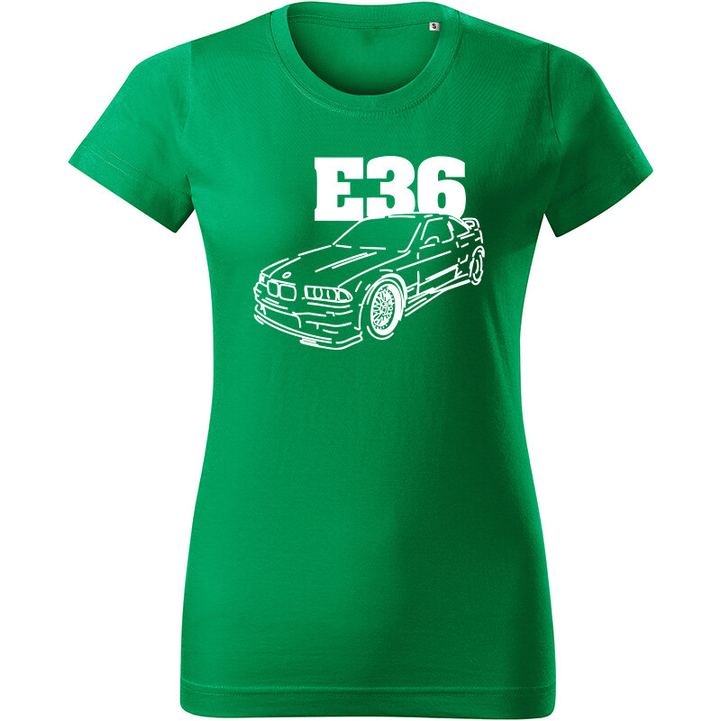 T-ričko BMW e36 line dámske tričko 19537643