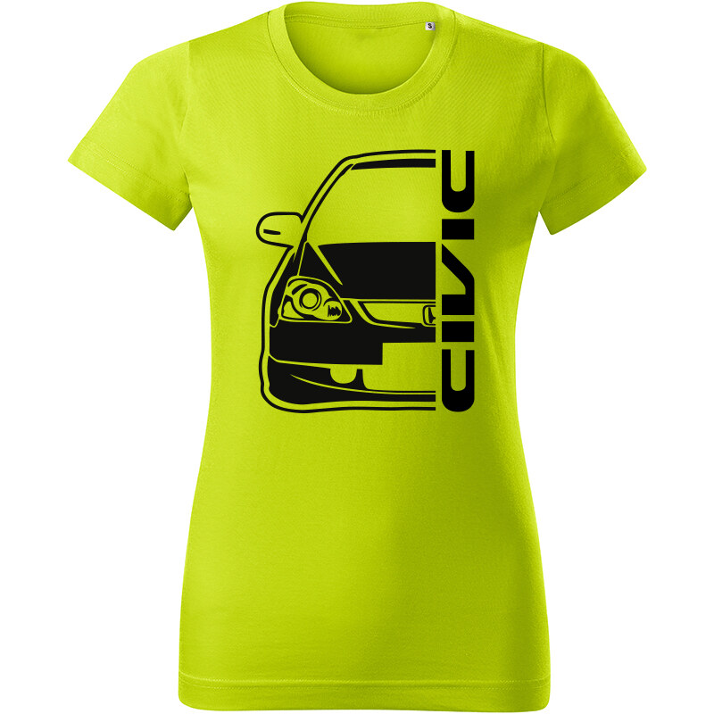 T-ričko Honda Civic 7g front dámske tričko 19543223