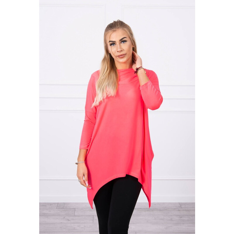 MladaModa Mikina s potlačou bicykla na chrbte model 9139 neónovo 19567922