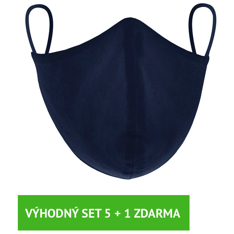 Liliana Ochrannérúškanatvárzvysokokvalitnejbavlnytmavomodré5ks 19569866