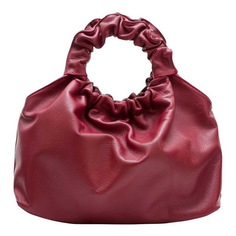 Glamorous by GLAM Dámska kožená kabelka malá do ruky nariasené pútko - 19578853