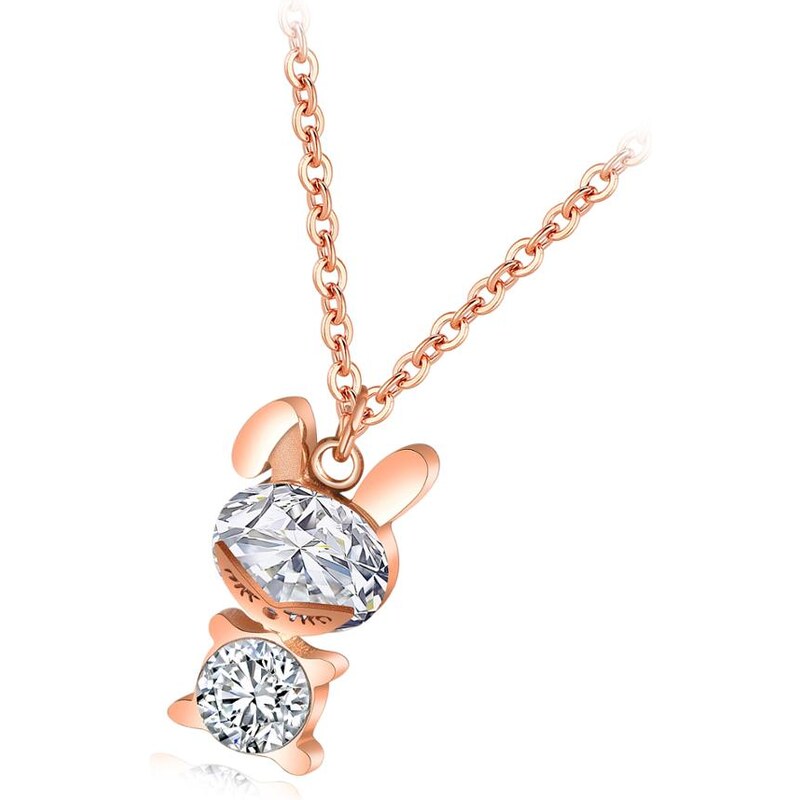 Dámsky náhrdelník z chirurgickej ocele BUNNY 36600535