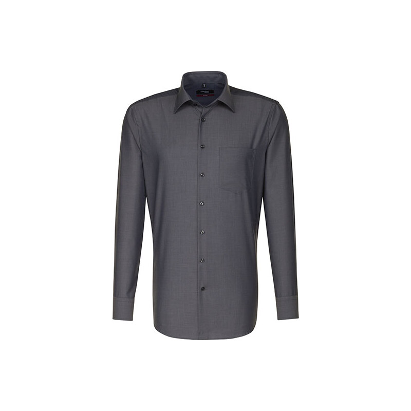Pánska sivá nežehlivá košeľa Regular fit Seidensticker Predlžený rukáv 66909786