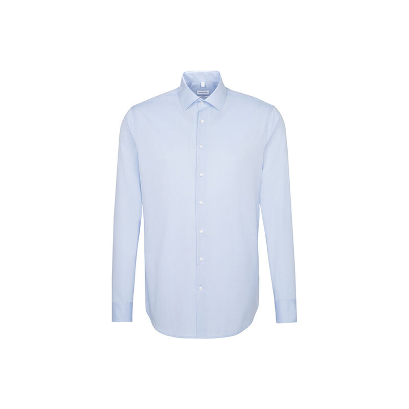 Pánska modrá nežehlivá košeľa Shaped fit Seidensticker 35452264