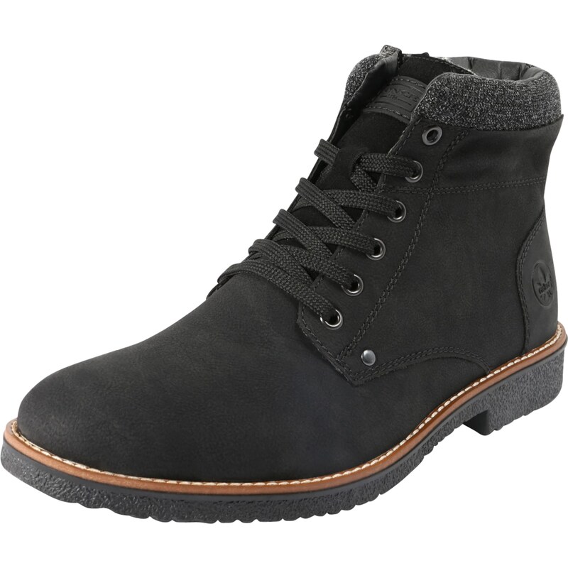 Rieker Šnurovacie čižmy antracitová / čierna 18856398