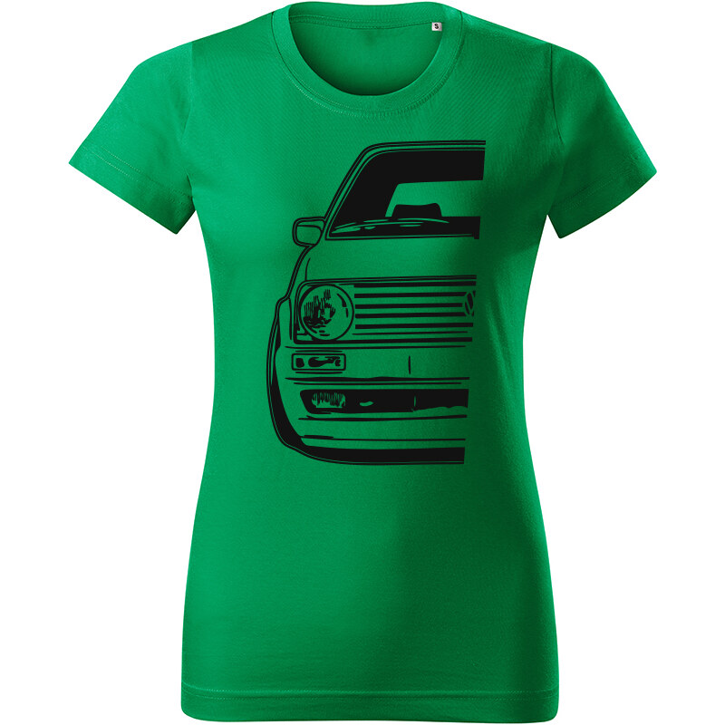 T-ričko Volkswagen Golf Mk2 GTi Half dámske tričko 19679135