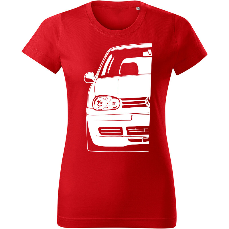 T-ričko Volkswagen Golf Mk4 Half dámske tričko 19683615
