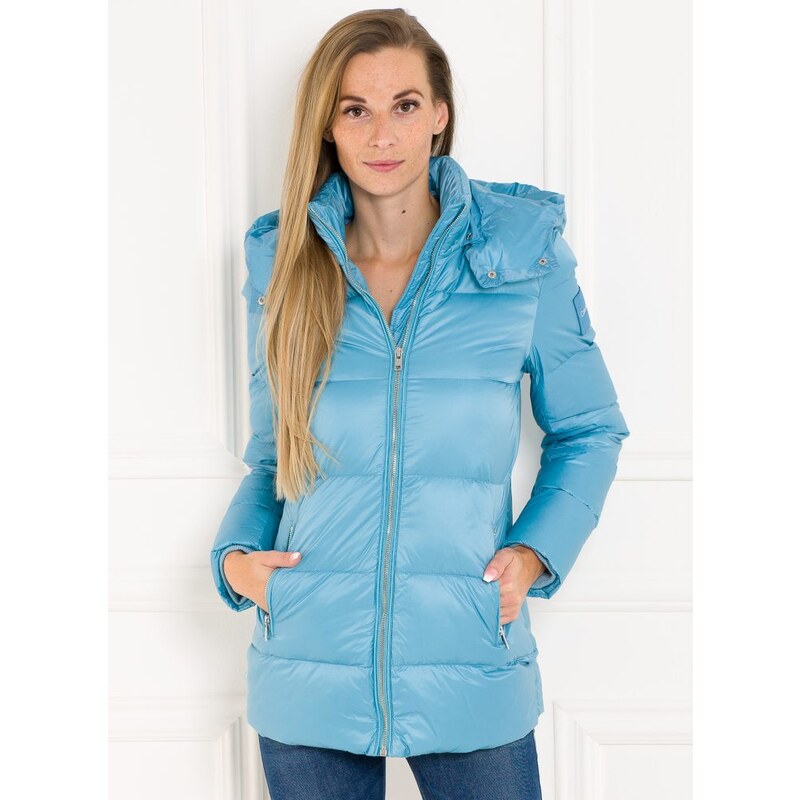 Calvin Klein páperová zimná azúrová bunda 46595843
