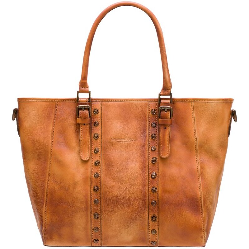 Glamorous by GLAM Santa Croce Kožená kabelka cez rameno s prackami a 19723333