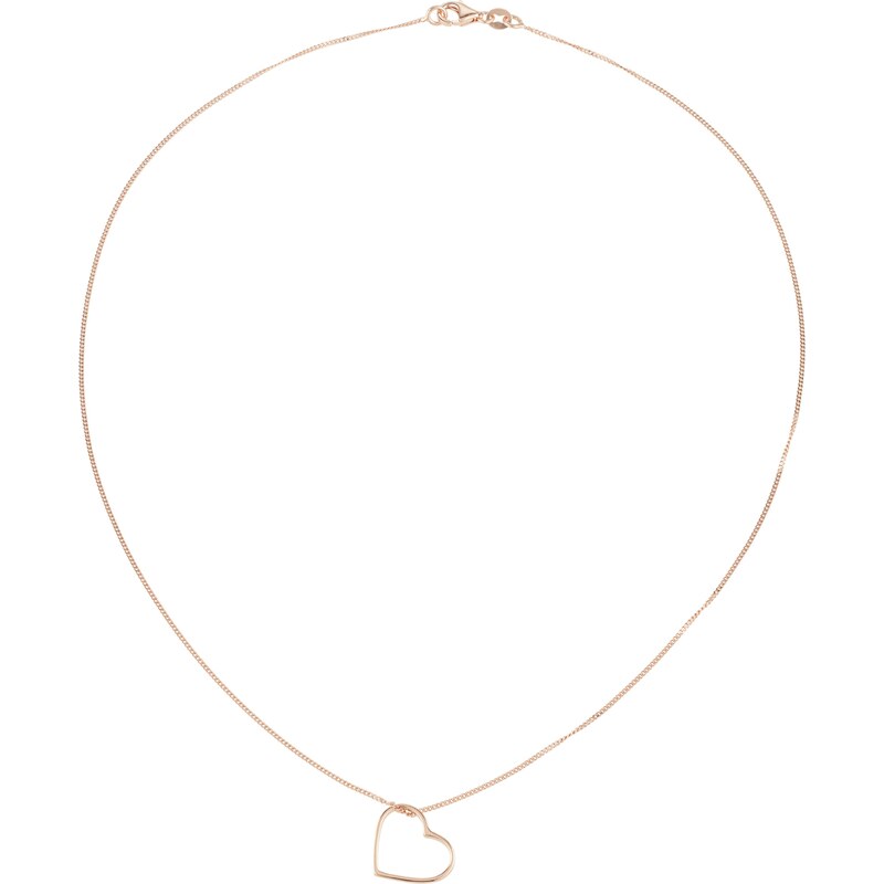 ELLI Retiazka Herz ružové zlato 54221605