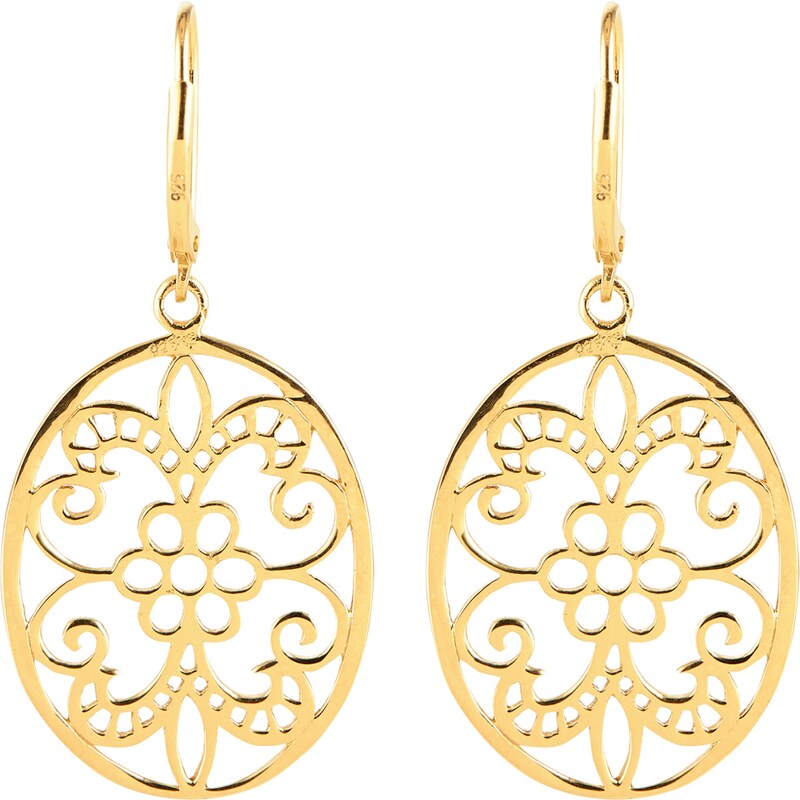 ELLI Náušnice Ornament zlatá 54221613