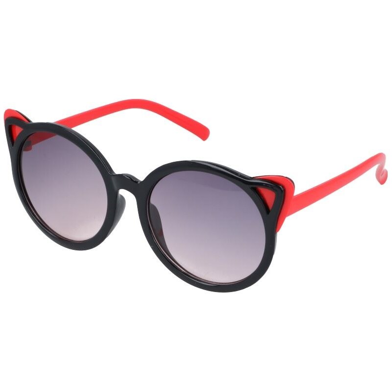 Sunmania Červeno-čierne špicaté slnečné okuliare pre deti "Tiger"