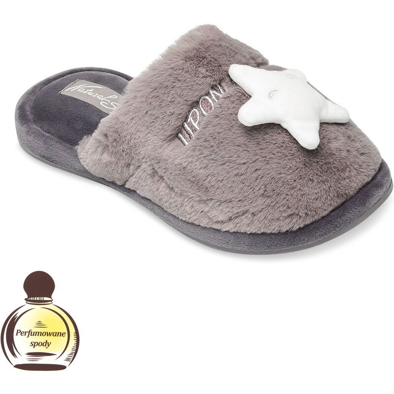 Dámske papuče Natural Style NS248-sivo/hnedá 44438960