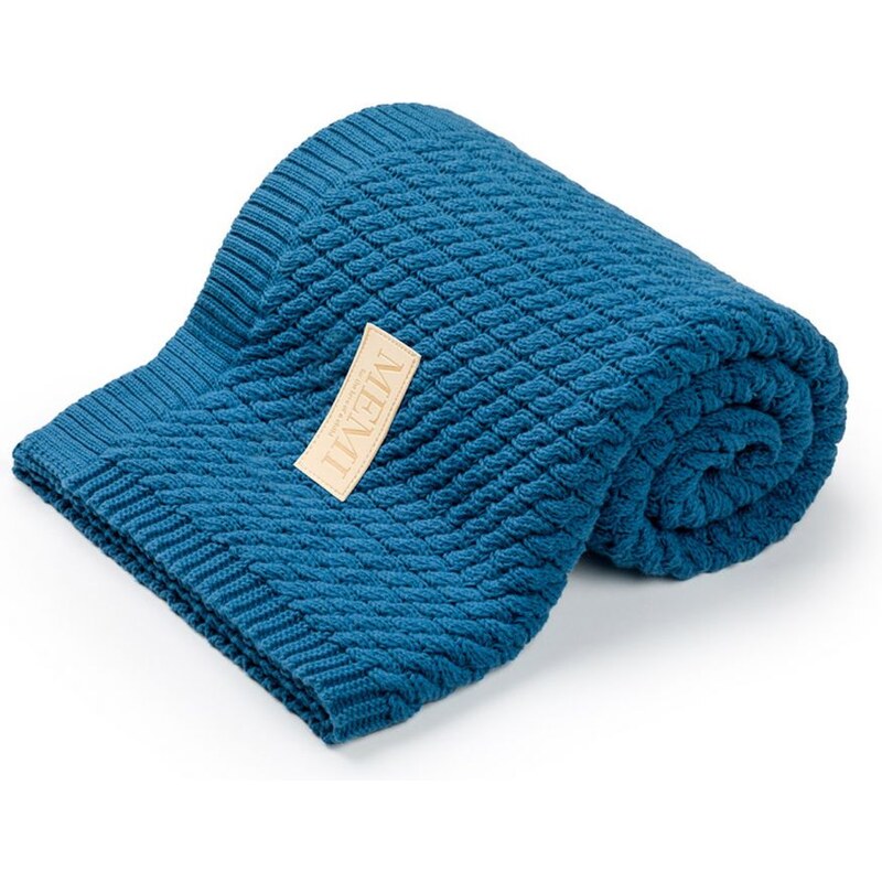 ZuMa Style Bavlnená deka pre bábätká zo 100% bavlny - Petrol