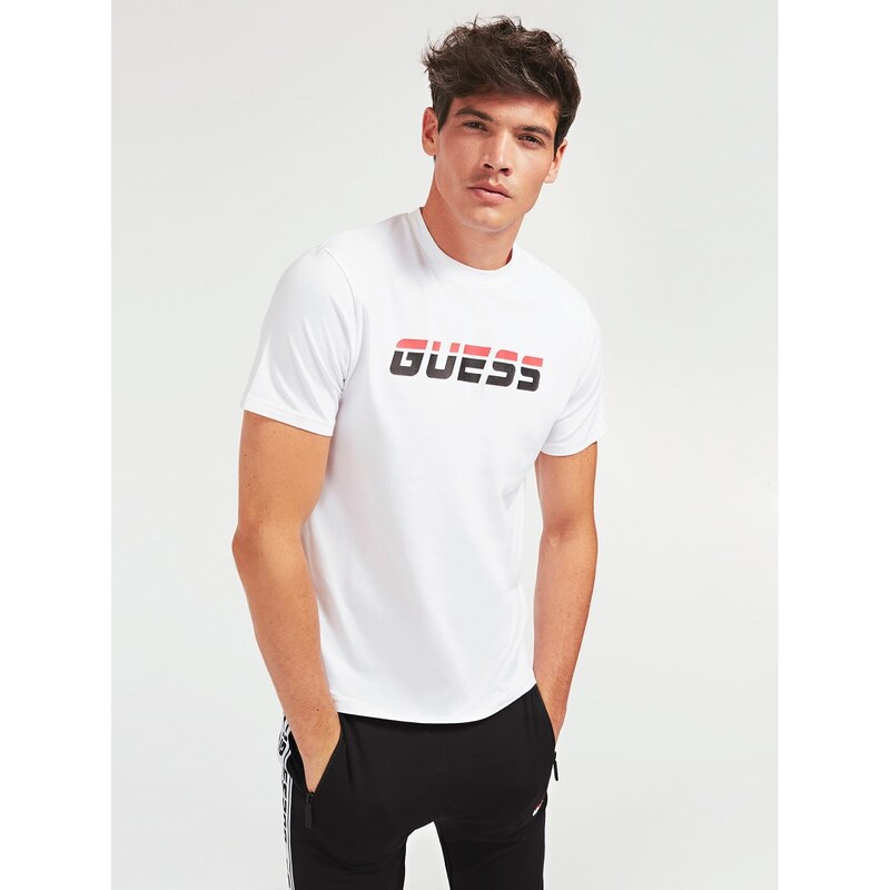 Pánske tričko s krátkym rukávom U0BA47K6YW1 - TWHT biela - Guess 26462681