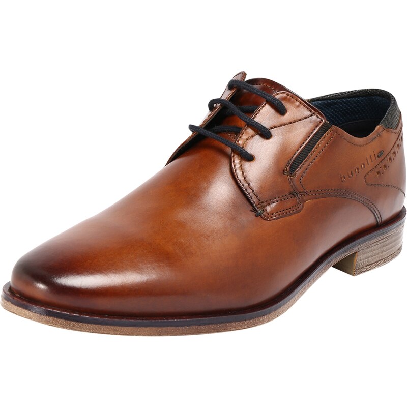 bugatti Šnurovacie topánky Nicolo Exko koňaková 64063427