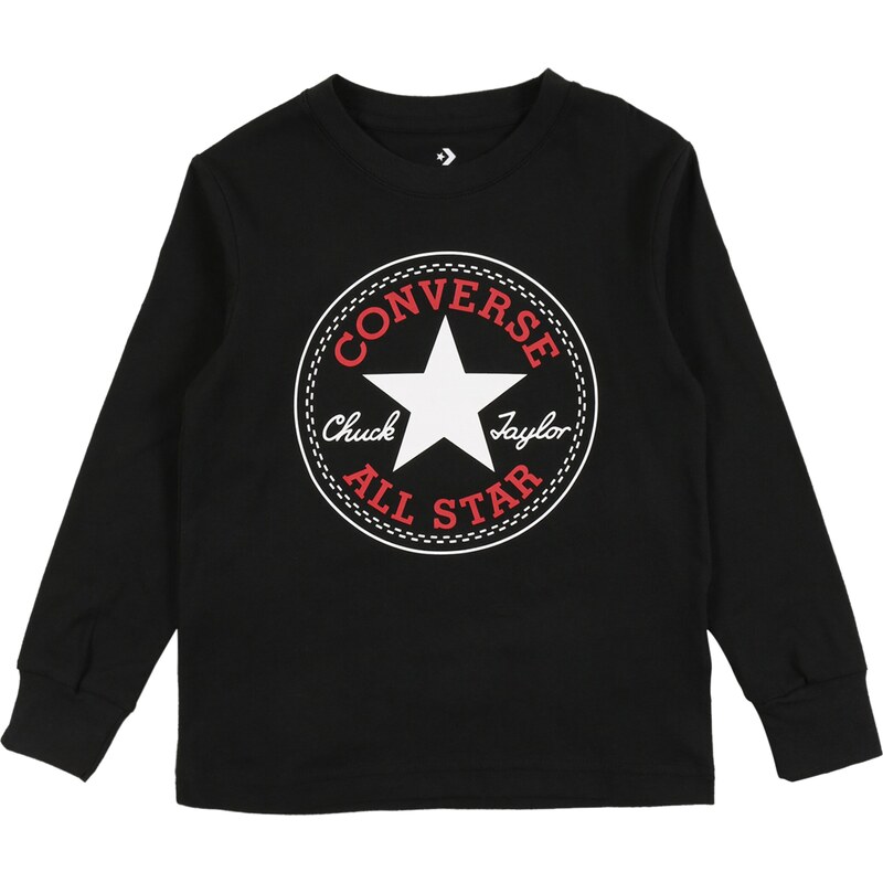 CONVERSE Tričko červená / čierna / biela 48921377