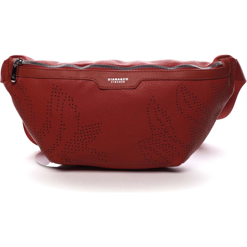 DIANA & CO Moderná dámska oblička Esme, červená 67781188