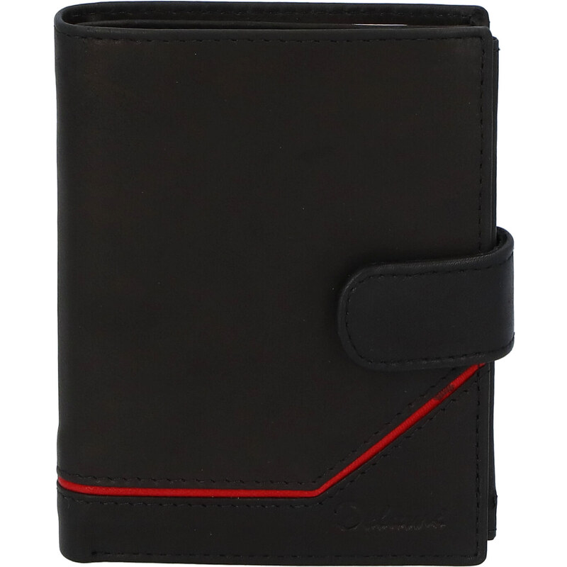 Pánska kožená peňaženka čierna - Delami Euro 2 čierna 42863658