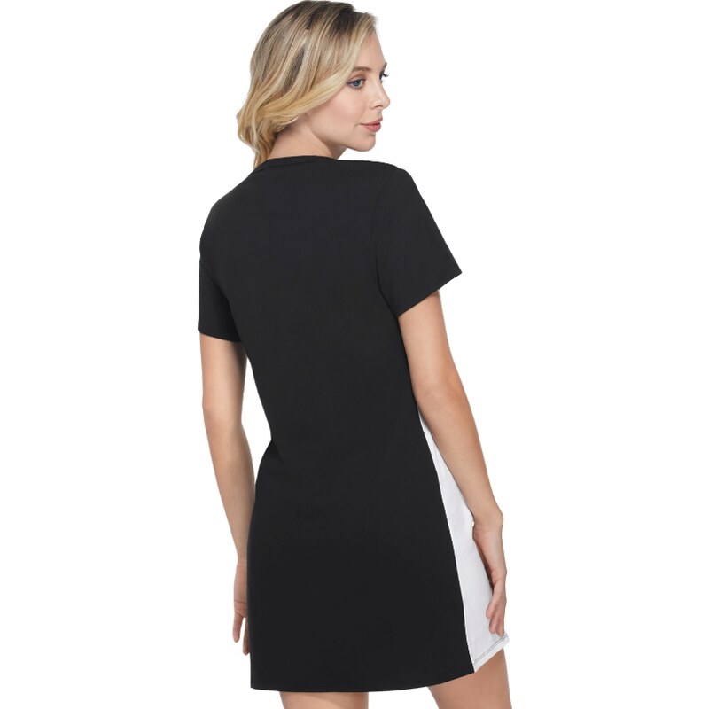 Outlet - GUESS šaty Irina Color-Block T-Shirt Dress čierne, 13828
