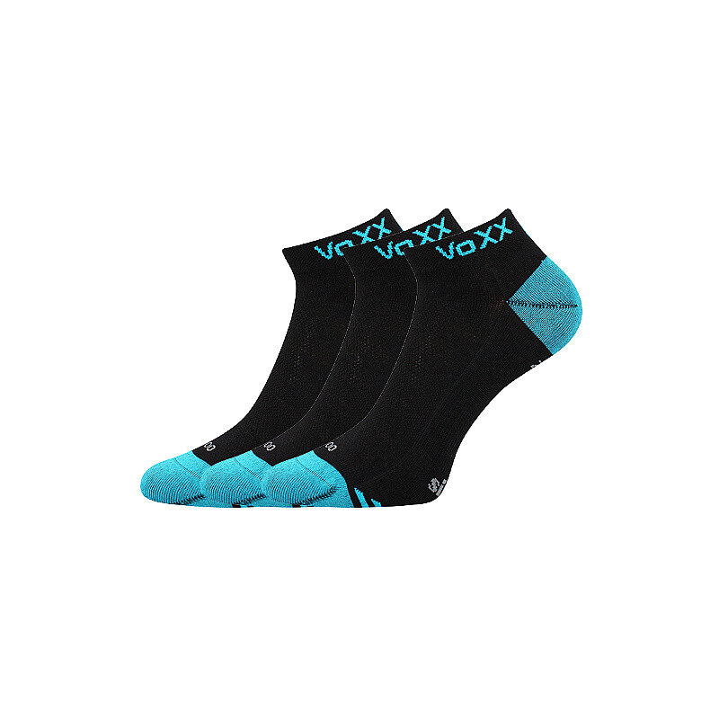 3PACK ponožky VoXX bambusové čierne (Bojar) 42902823