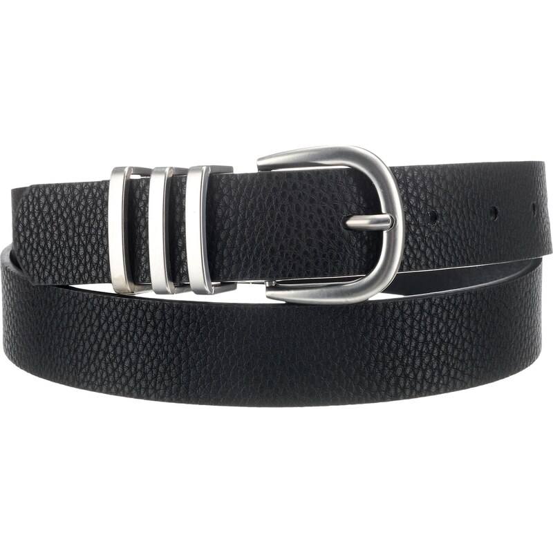 PIECES Opasky čierna / strieborná 47442478