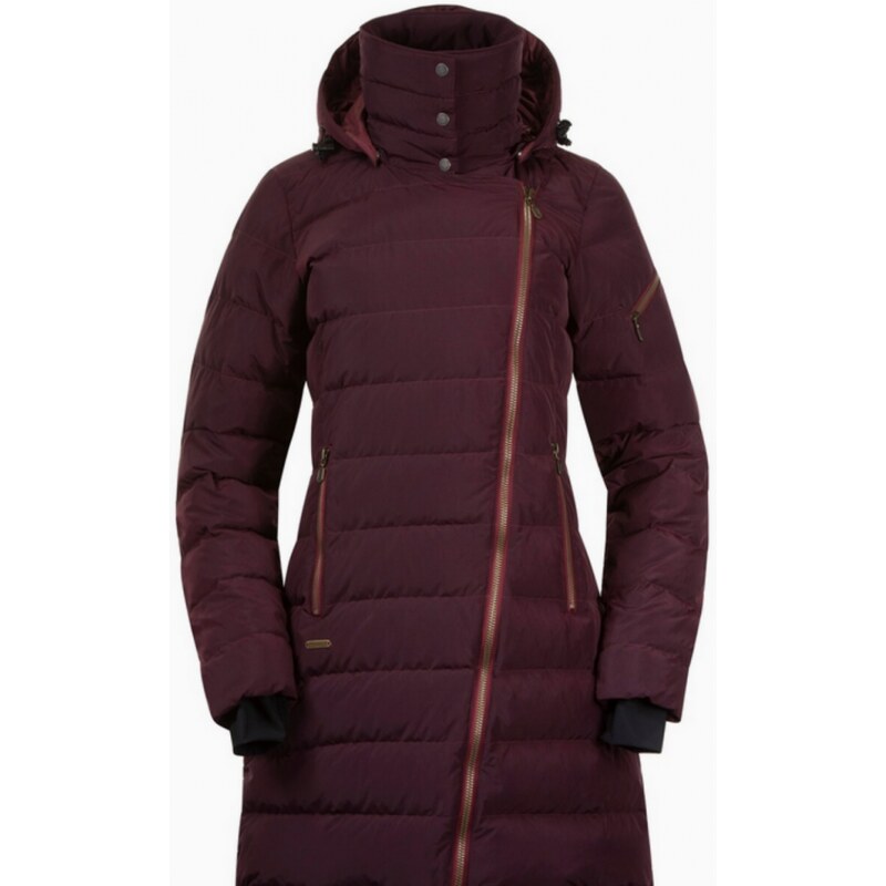 Dámska bunda Bergans Bodo Down Lady Coat 7500 bordová bordová