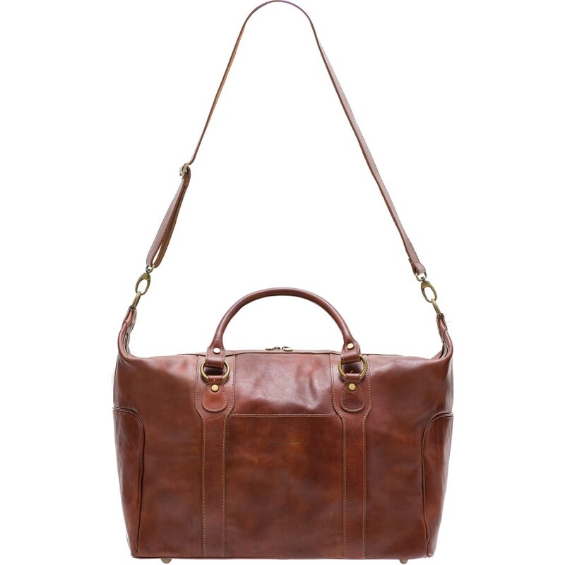 Glamorous by GLAM Santa Croce Kožená cestovná taška - gaštanová 19887621