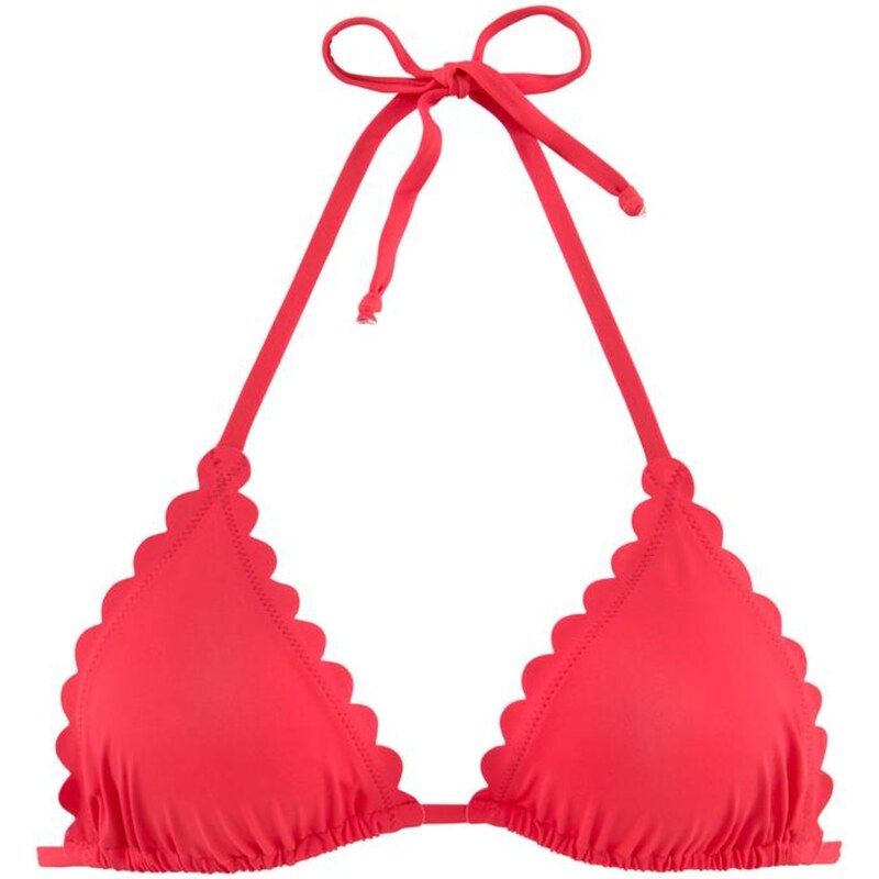 LASCANA Bikinový top Scallop červená 54226420
