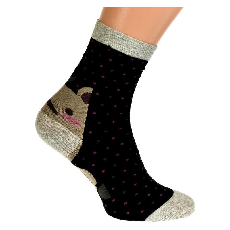 AURA.VIA Čierne ponožky MONA 19894482