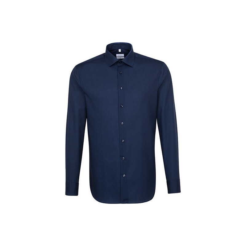 Pánska nežehlivá košeľa Slim fit s dlhým rukávom Seidensticker Navy 34984288