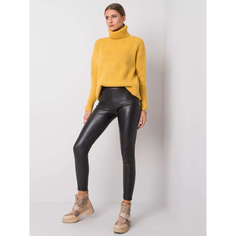 RUE PARIS Leggings-RV-LG-6007.11-black 64685641