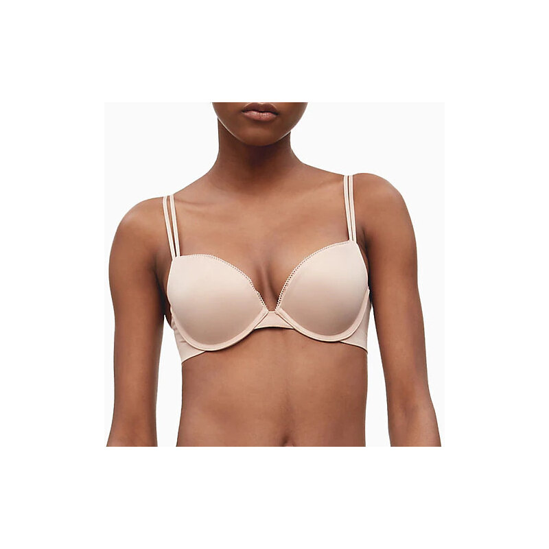 Podprsenka push-up QF4083E - 2NT - svetlo ružová - Calvin Klein 61159053