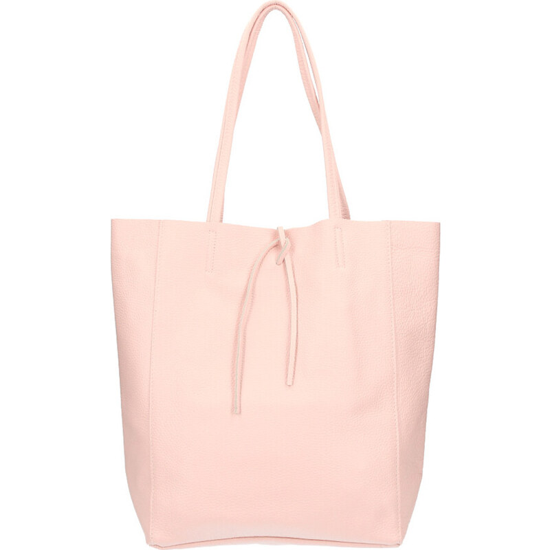 Glara Kožená kabelka shopper 27364529