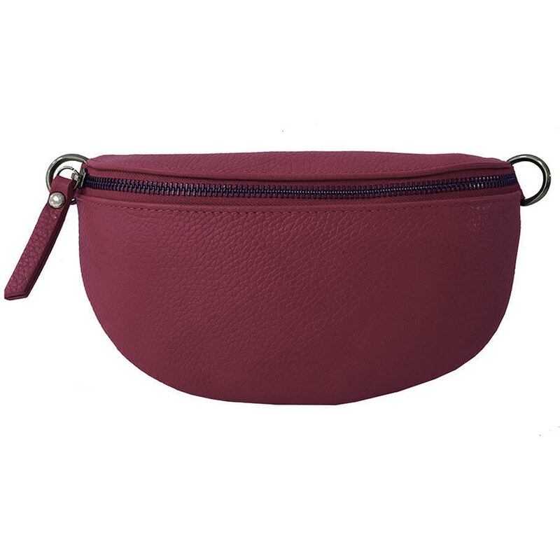 Glara Retro kožená kabelka oblička 20488536