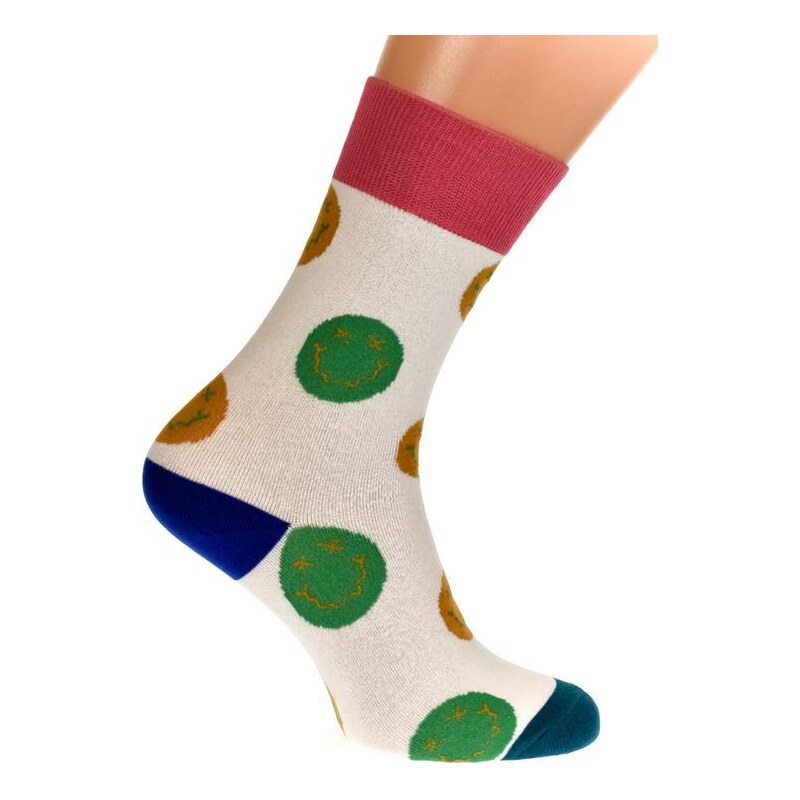 AURA.VIA Biele ponožky ERIN 34367793