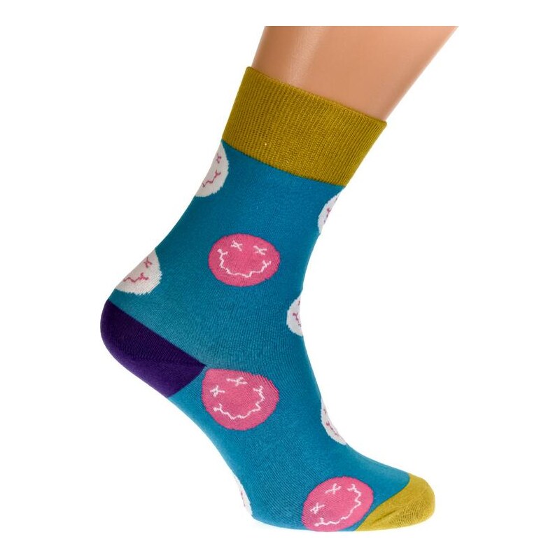 AURA.VIA Modré ponožky ERIN 19933336