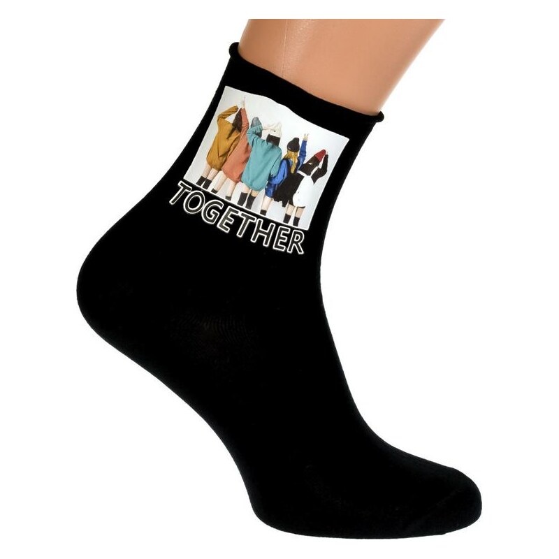 AURA.VIA Čierne ponožky VINN 3 19933327