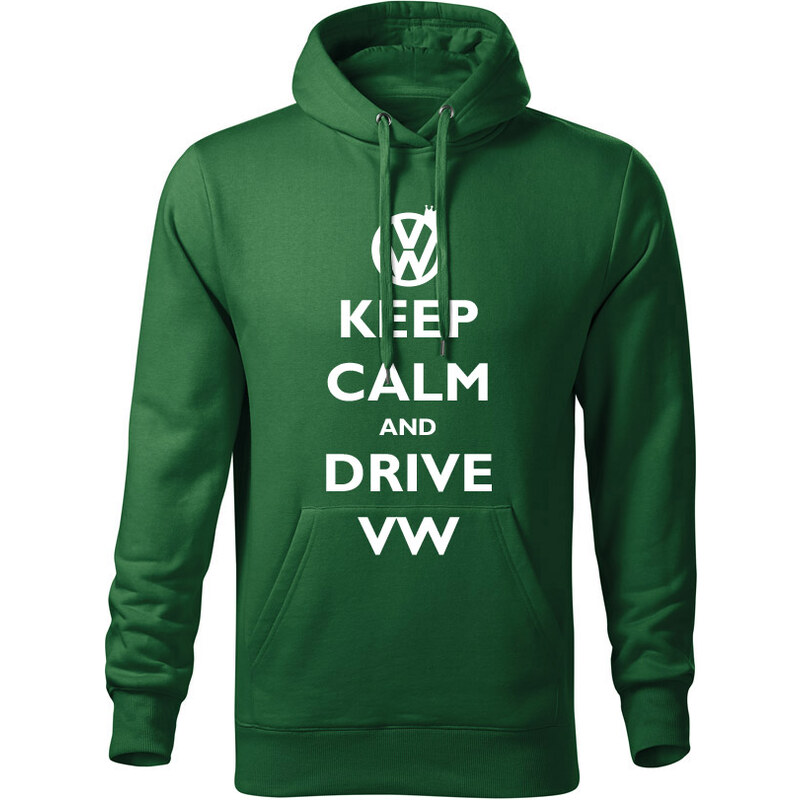 T-ričko Keep calm and drive Volkswagen pánska mikina 19977974