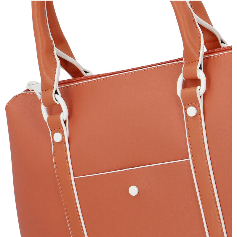 Dámska kabelka do ruky oranžová - DIANA & CO Cerendy oranžová