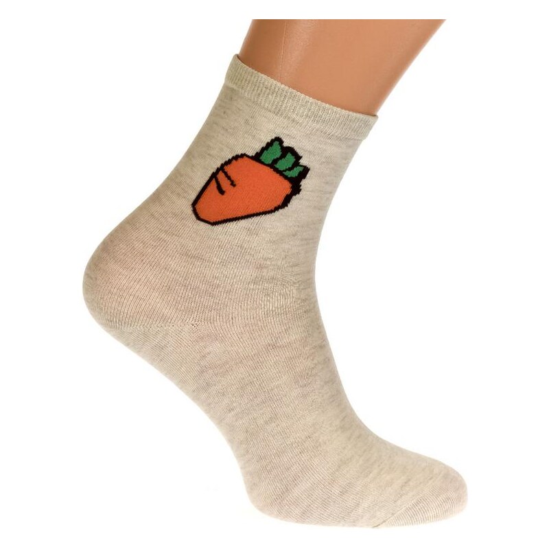 AURA.VIA Béžové ponožky ZELIN 20012967