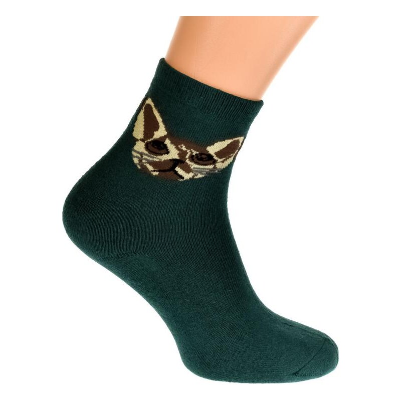 AURA.VIA Termo zelené ponožky LOUISE 20012975