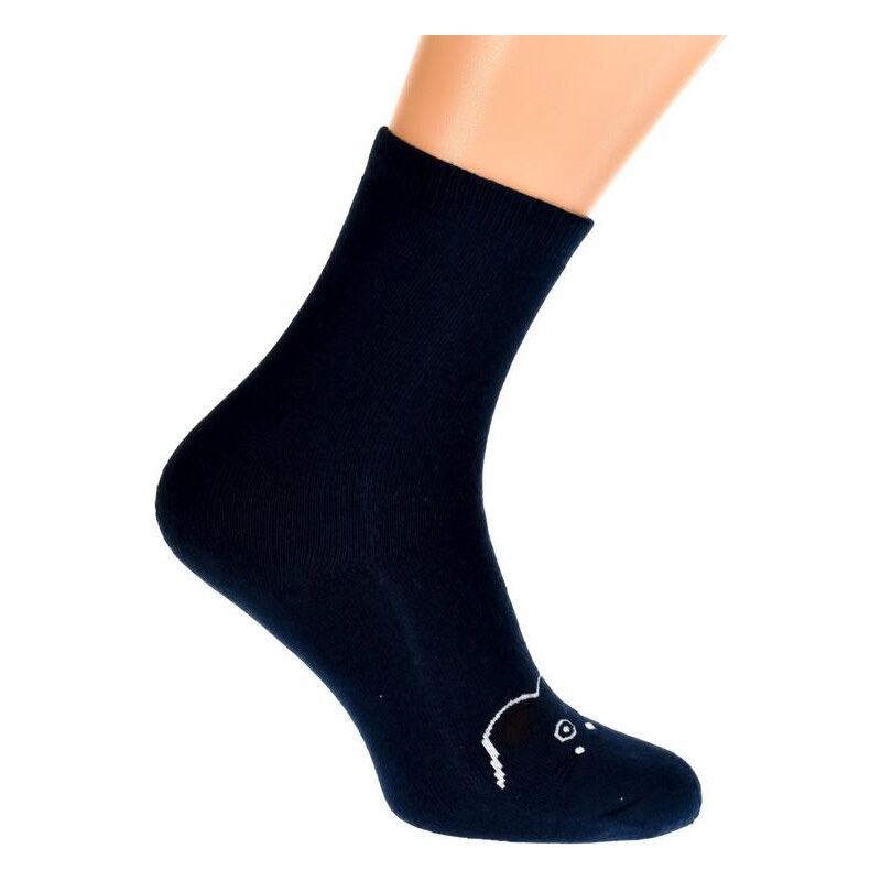 AURA.VIA Tmavo-modré ponožky ELSIE 20013002