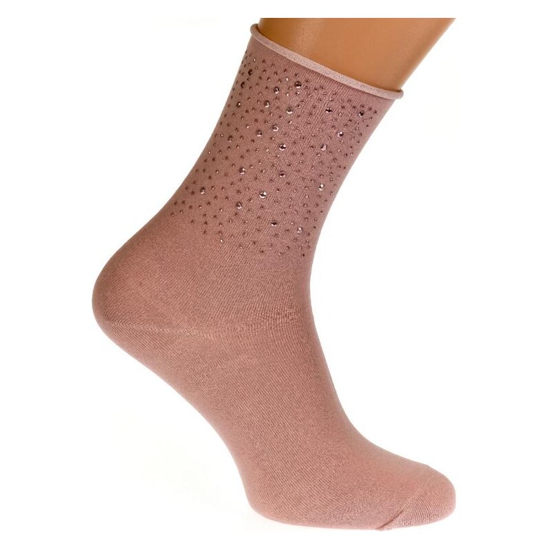 AURA.VIA Ružové ponožky TRIX 20012999